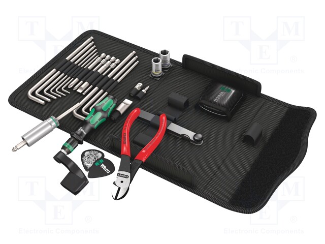 Kit: guitar tool set; Package: case