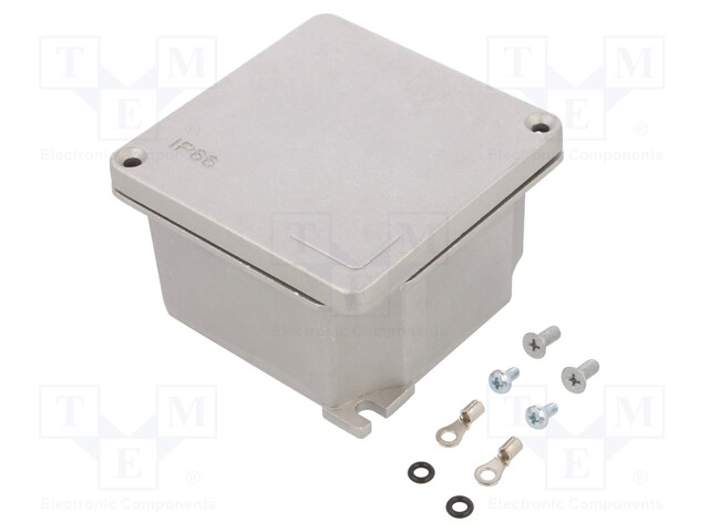 Enclosure: multipurpose; X: 101mm; Y: 101mm; Z: 58mm; S-8000; natural