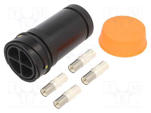 Connector: circular; plug; female; PIN: 4; Buccaneer 9000; IP68