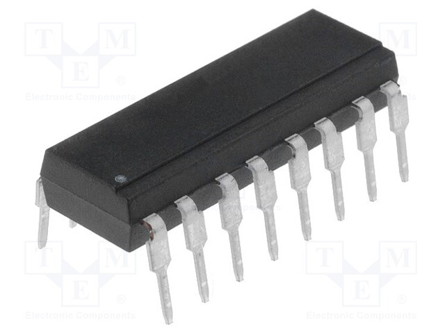 Optocoupler; THT; Channels: 4; Out: transistor; Uinsul: 5.3kV; DIP16