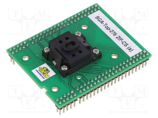 Adapter: extension module; BGA-TOP-276-ZIF-CS