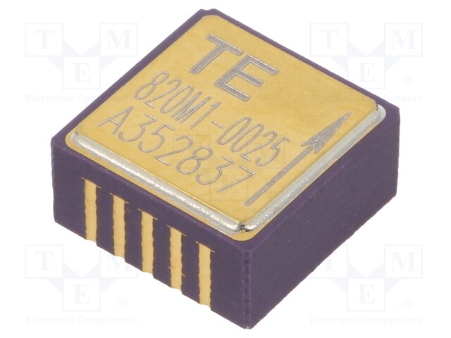 Sensor: acceleration; Range: ±25g; 3÷5.5VDC; -40÷125°C