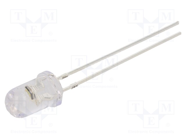 LED; 5mm; green; 7000÷8400mcd; 30°; 3÷5V; 20mA; Variant: blinking