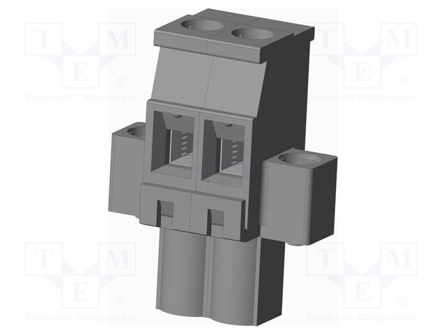 Connector: pluggable terminal block; plug; female; angled 90°