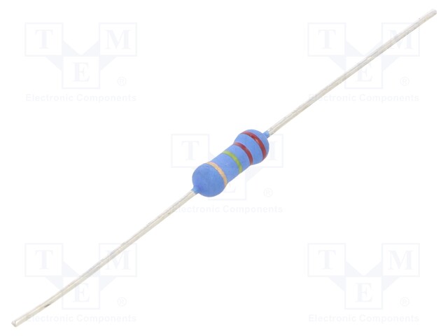 Resistor: metal oxide; 220kΩ; 1W; ±5%; Ø3.5x10mm; -55÷155°C