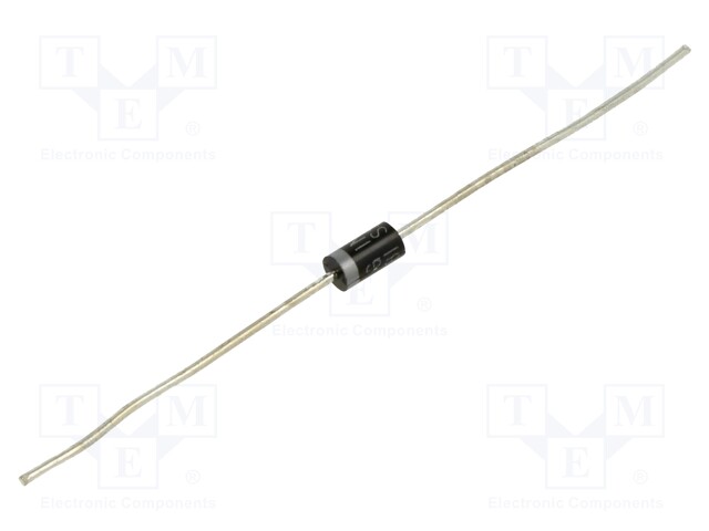 Diode: rectifying; THT; 600V; 1A; Ammo Pack; DO41; Ufmax: 1V; Ir: 5uA