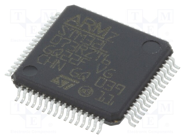 ARM microcontroller; Flash: 192kB; 32MHz; SRAM: 20kB; LQFP64