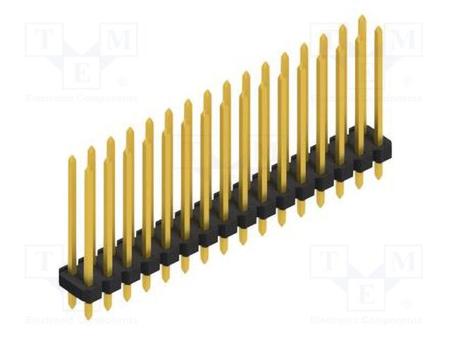 Connector: pin strips; pin header; male; PIN: 32; 2.54mm; THT; 2x16