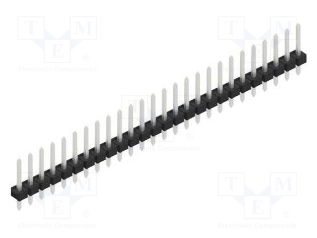 Connector: pin strips; pin header; male; PIN: 26; 2.54mm; THT; 1x26