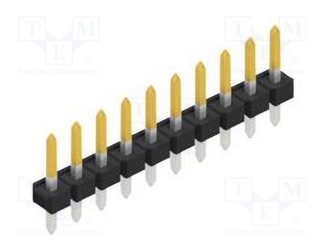 Connector: pin strips; pin header; male; PIN: 10; 2.54mm; THT; 1x10