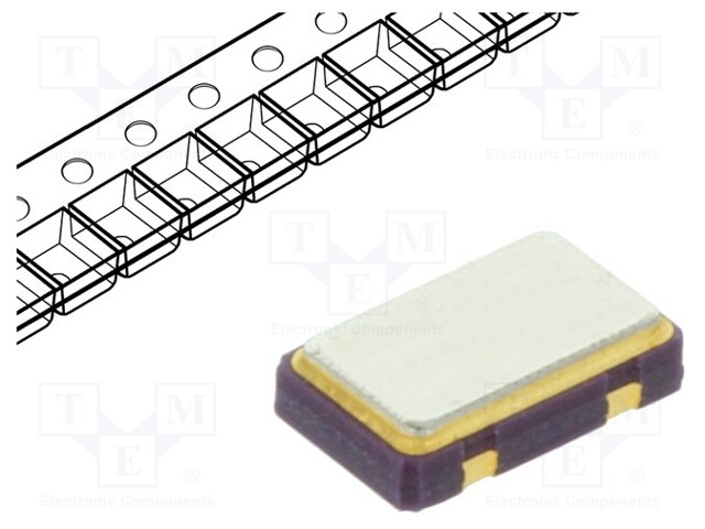 Generator: ceramic; 24MHz; SMD; 3.3V; ±50ppm; -55÷125°C; 15pF