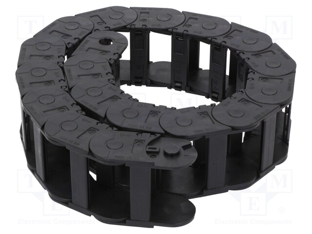 Cable chain; Series: 2600; Bend.rad: 63mm; L: 1008mm