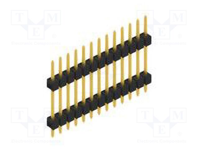 Connector: pin strips; pin header; male; PIN: 13; 2.54mm; THT; 1x13