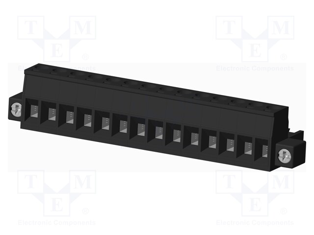 Connector: pluggable terminal block; plug; female; straight; 5mm