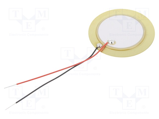 Sound transducer: piezo; without built-in generator; 4.6kHz