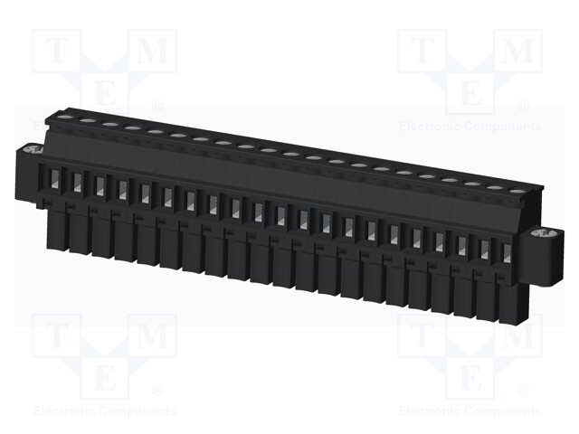 Connector: pluggable terminal block; plug; female; angled 90°