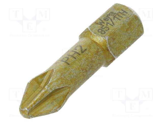 Screwdriver bit; Phillips; PH2; Overall len: 25mm; Torsion