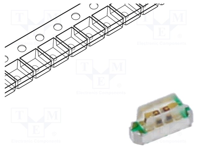 LED; SMD; red,yellow; 40÷100mcd,60÷240mcd; 2x0.6x1.05mm; 140°