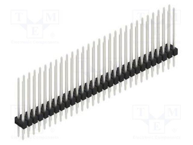 Connector: pin strips; pin header; male; PIN: 58; 2.54mm; THT; 2x29