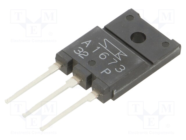 Transistor: PNP; bipolar; 180V; 15A; 85W; TO3PF