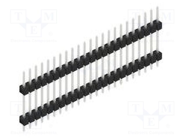 Connector: pin strips; pin header; male; PIN: 23; 2.54mm; THT; 1x23
