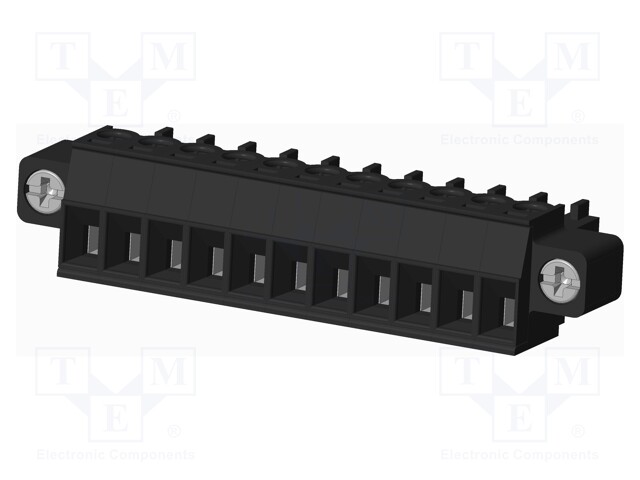Connector: pluggable terminal block; plug; female; straight; 300V