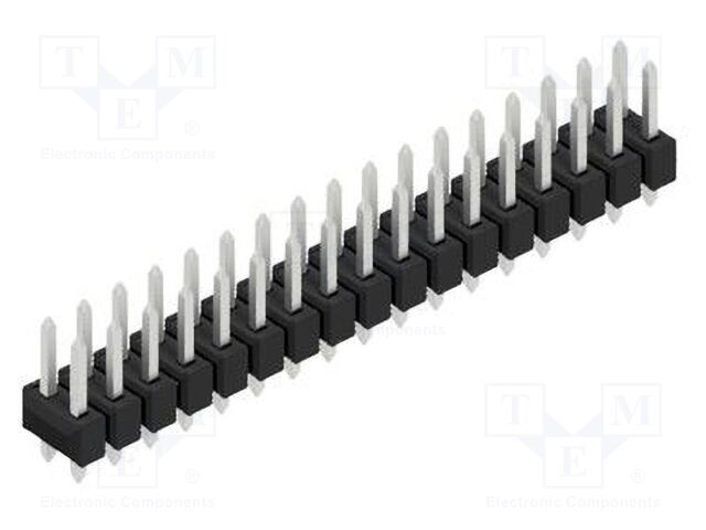 Connector: pin strips; pin header; male; PIN: 34; 2.54mm; THT; 2x17