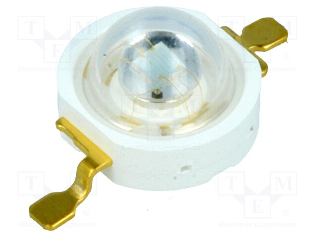 Power LED; royal blue; Pmax: 3W; 455-460nm; 130°; SMD; 3.1÷4.1V