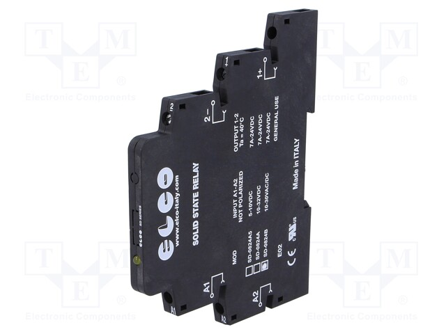 Relay: interface; SPST-NO; Ucntrl: 10÷30VDC; Ucntrl: 10÷30VAC; 8A