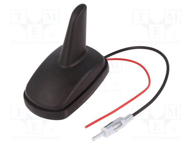 Antenna; SHARK; AM,FM; DIN; 12VDC; Kind: RG174