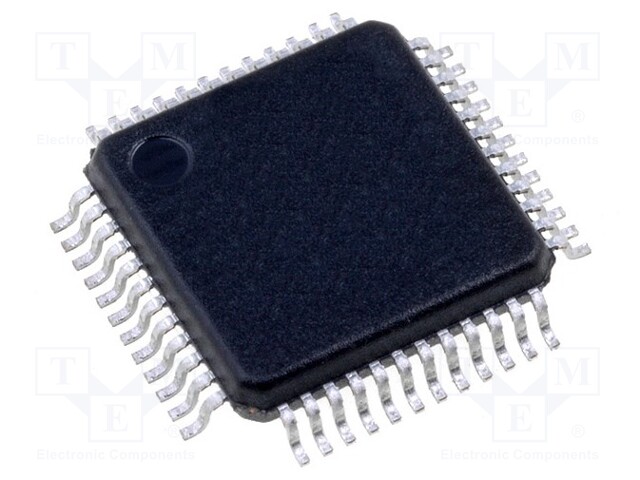 STM8 microcontroller; Flash: 64kB; EEPROM: 2048B; 24MHz; LQFP48