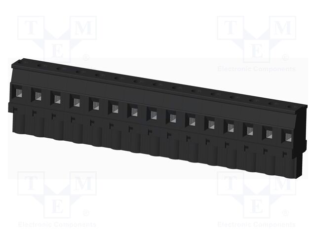 Connector: pluggable terminal block; plug; female; angled 90°