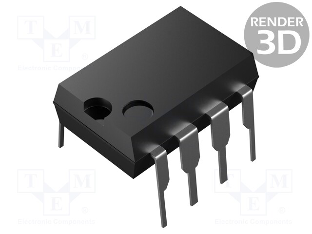 Driver; MOSFET gate driver; 3A; Channels: 2; 4.5÷18V; DIP8