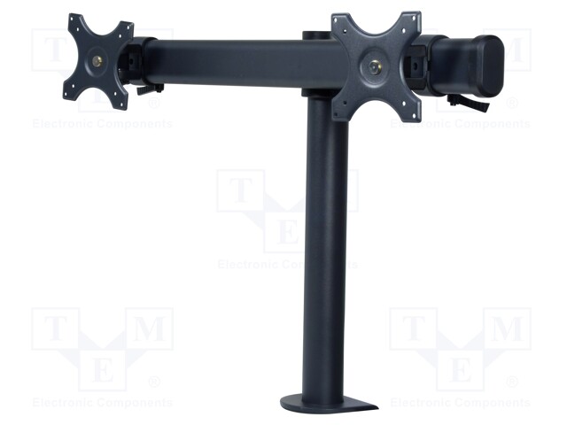 LCD monitor holder; Mounting: screw terminals; Colour: black; 8kg