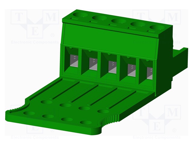 Connector: pluggable terminal block; plug; female; straight; 300V