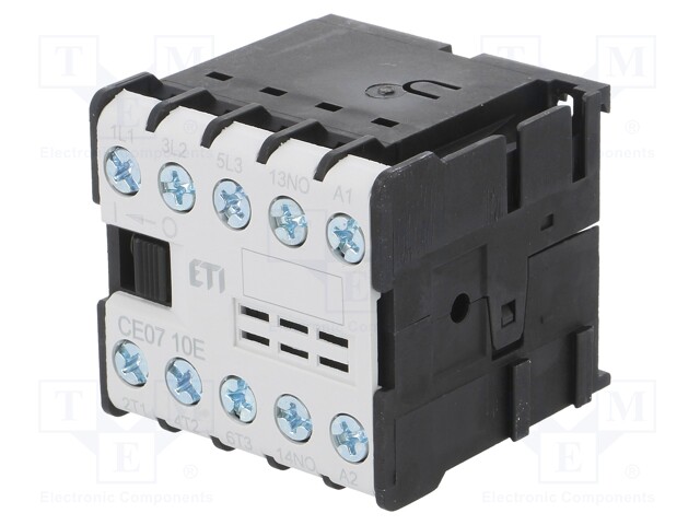 Contactor: 4-pole; NO x4; 230VAC; 7A; DIN,on panel; CE; -25÷55°C