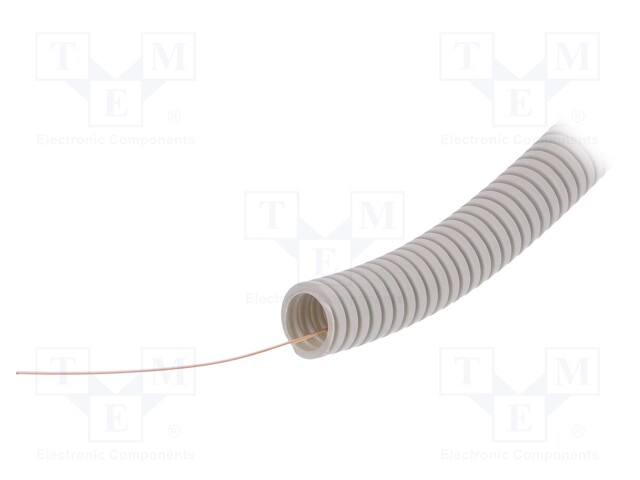 Protective tube; ØBraid : 16mm; grey; L: 50m; -5÷60°C; Øint: 11mm