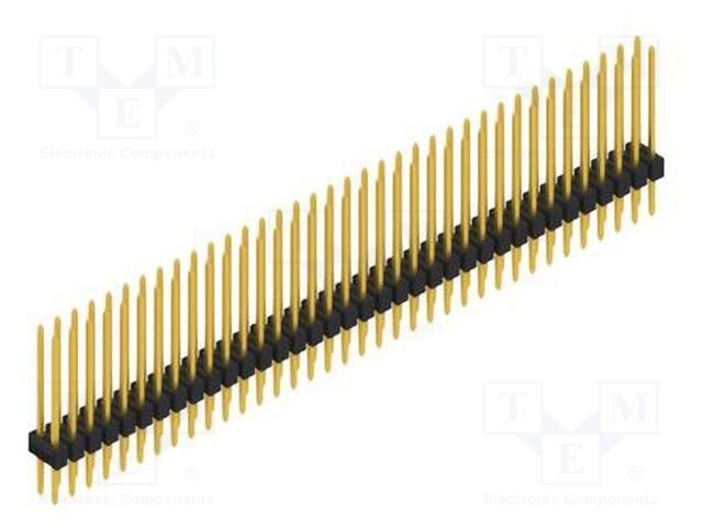 Connector: pin strips; pin header; male; PIN: 72; 2.54mm; THT; 2x36