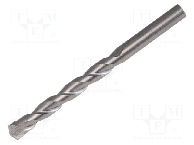 Drill bit; for concrete; Ø: 4mm; L: 75mm; steel; cemented carbide