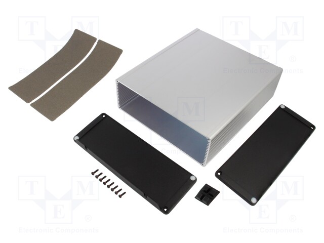 Enclosure: shielding; X: 191mm; Y: 220mm; Z: 68mm; aluminium; natural