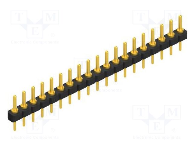 Connector: pin strips; pin header; male; PIN: 19; 2.54mm; THT; 1x19