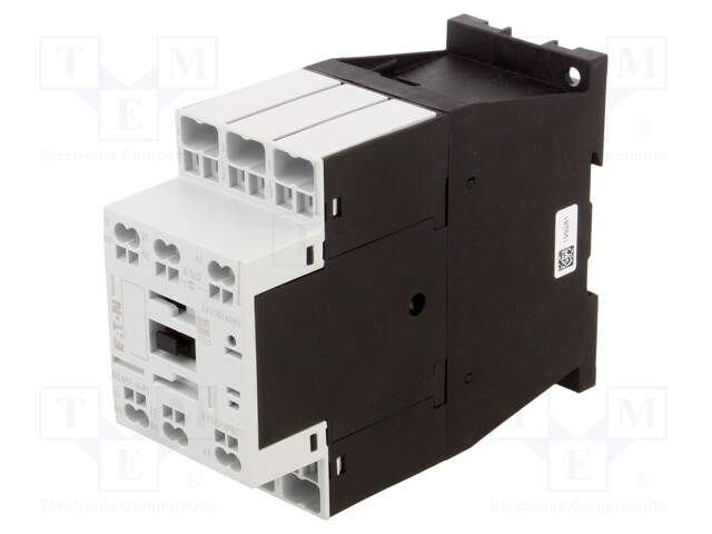 Contactor: 3-pole; NO x3; Auxiliary contacts: NC + NO; 24VAC; 17A