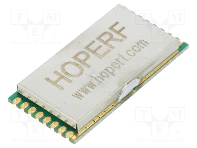 Module: transceiver; RF; FSK,GFSK,GMSK,LoRa,MSK,OOK; 868MHz