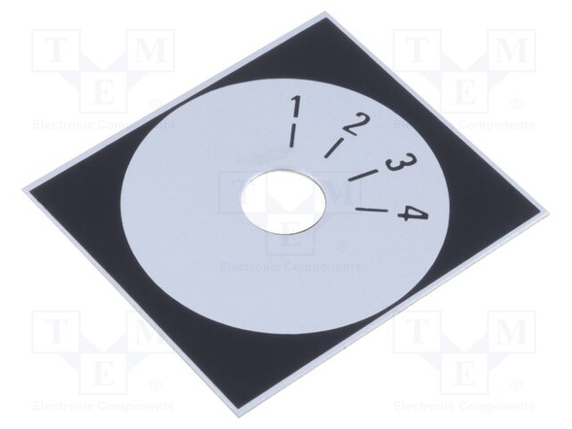 Scale; Range: 1 ÷ 4; 48x42mm; Øhole: 10mm; Mat: aluminium