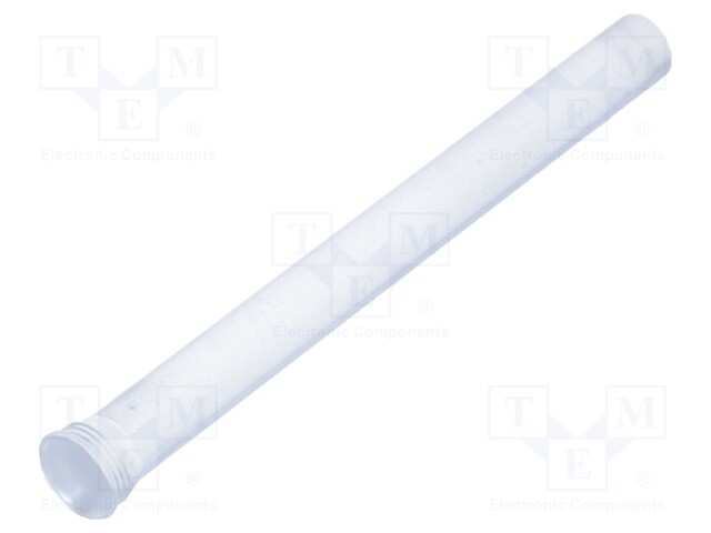 Fibre for LED; round; Ø5mm; Front: flat; straight