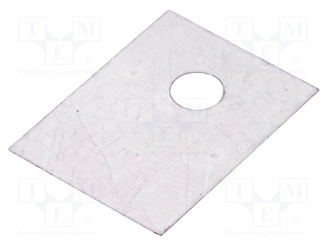 Heat transfer pad: mica; TO66; 0.4K/W; L: 18mm; W: 13.5mm; D: 0.05mm