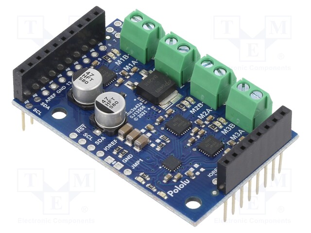 DC-motor driver; 400Hz; I2C; 2A; Uin mot: 4.5÷48V; Uin log: 3÷5.5V