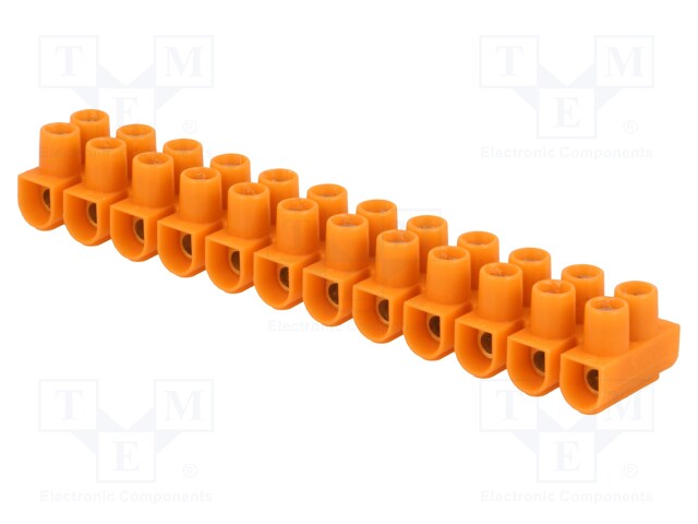 Terminal block; screw terminal; ways: 12; 1÷2.5mm2; terminals: 24