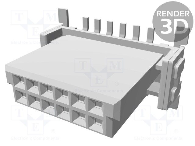 Connector: PCB to PCB; female; PIN: 12; 1.27mm; Series: har-flex