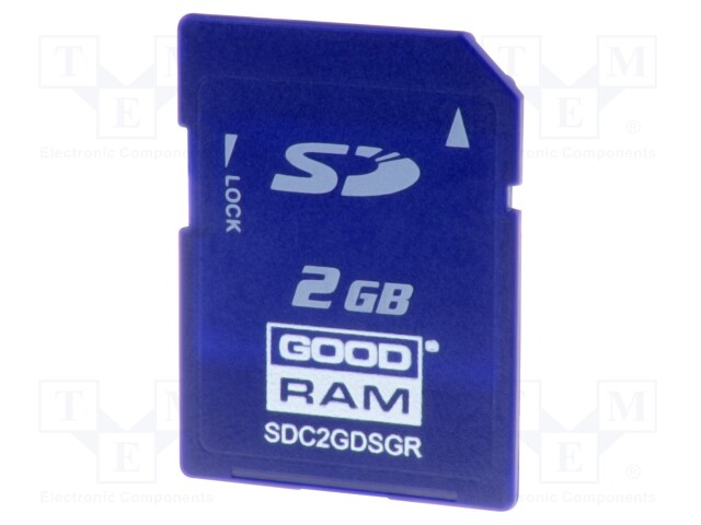 Memory card; industrial; SD,SLC; 2GB; Class 10; -40÷85°C